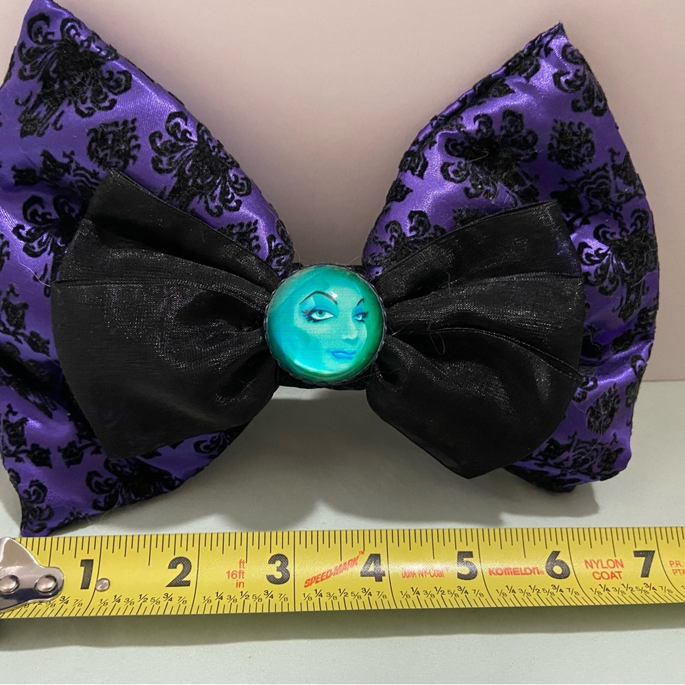 Disney Purple and Black Hair Bow Accessory